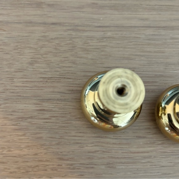 Set of 2 cabinet door knobs Solid brass. New - Picture 2 of 8